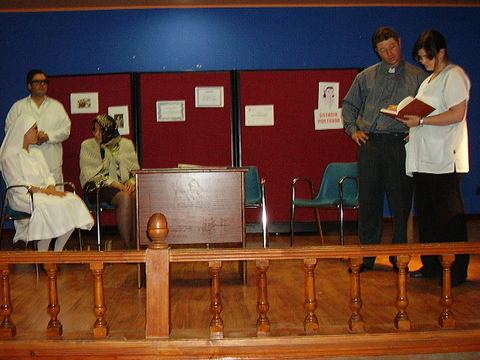 Representación del taller de teatro de adultos