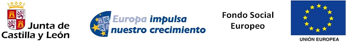 Junta de Castilla y León · Europa impulsa nuestro crecimiento · Fondo Social Europeo · Unión Europea